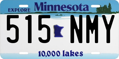 MN license plate 515NMY