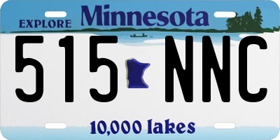 MN license plate 515NNC
