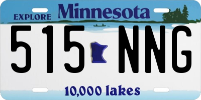 MN license plate 515NNG