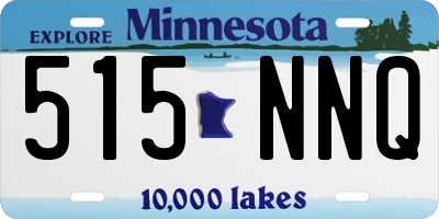 MN license plate 515NNQ