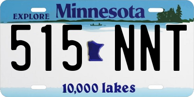 MN license plate 515NNT