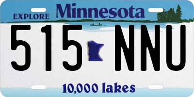 MN license plate 515NNU