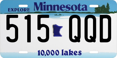 MN license plate 515QQD