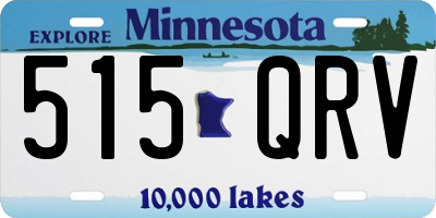 MN license plate 515QRV