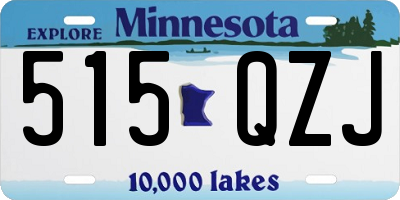 MN license plate 515QZJ