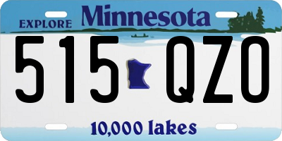 MN license plate 515QZO
