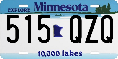 MN license plate 515QZQ