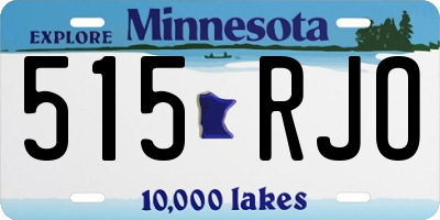 MN license plate 515RJO