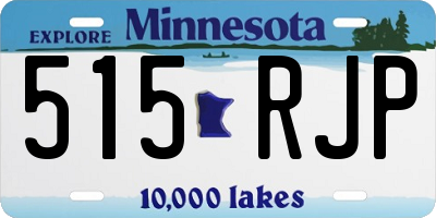 MN license plate 515RJP
