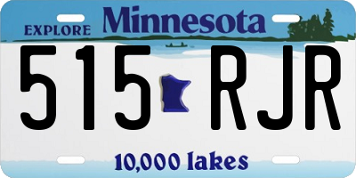MN license plate 515RJR