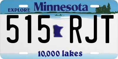 MN license plate 515RJT