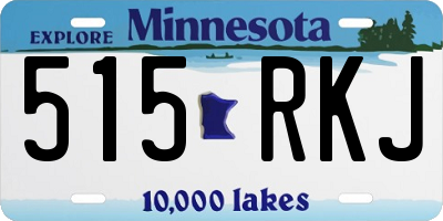 MN license plate 515RKJ
