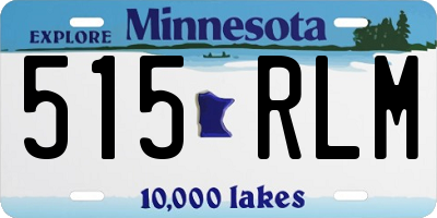 MN license plate 515RLM