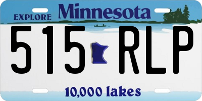 MN license plate 515RLP