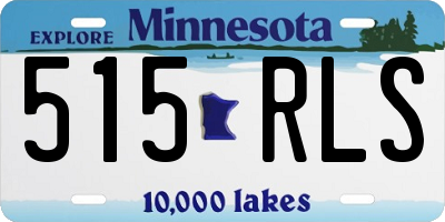 MN license plate 515RLS