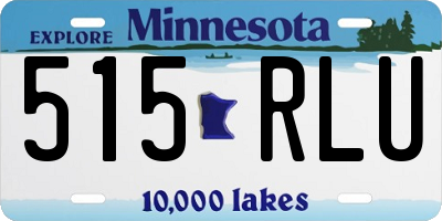 MN license plate 515RLU