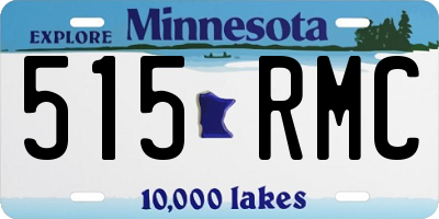 MN license plate 515RMC