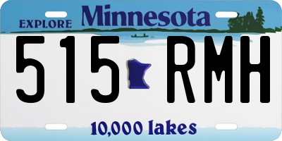 MN license plate 515RMH