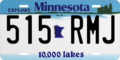 MN license plate 515RMJ