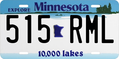 MN license plate 515RML