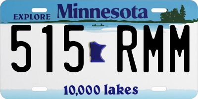 MN license plate 515RMM