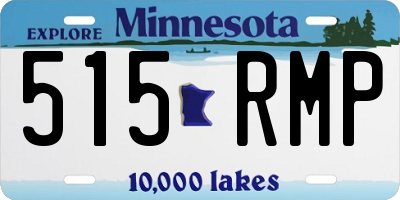 MN license plate 515RMP