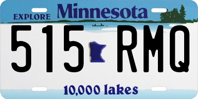 MN license plate 515RMQ