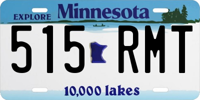 MN license plate 515RMT