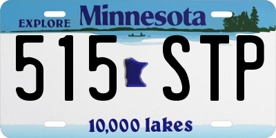 MN license plate 515STP