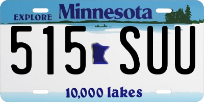 MN license plate 515SUU
