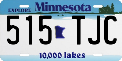 MN license plate 515TJC