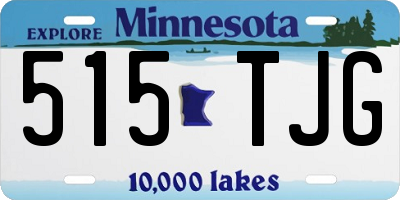 MN license plate 515TJG