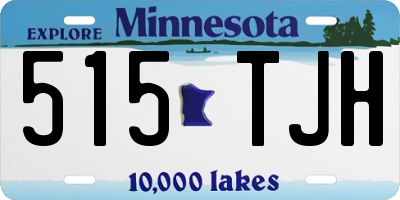 MN license plate 515TJH