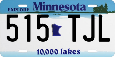 MN license plate 515TJL
