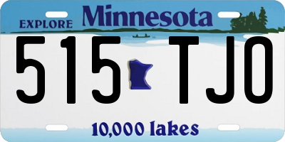 MN license plate 515TJO