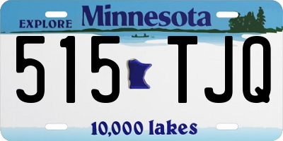 MN license plate 515TJQ