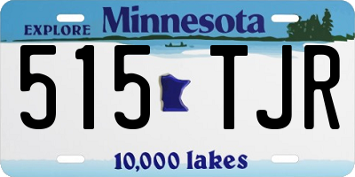 MN license plate 515TJR