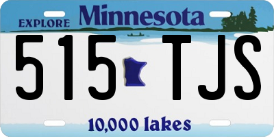 MN license plate 515TJS