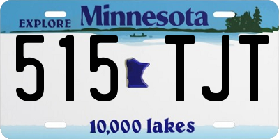 MN license plate 515TJT