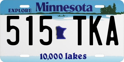 MN license plate 515TKA
