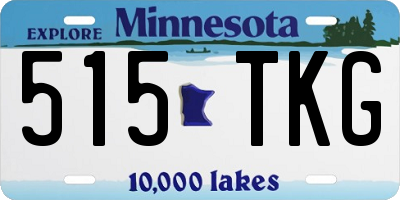 MN license plate 515TKG
