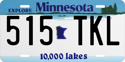 MN license plate 515TKL