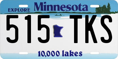 MN license plate 515TKS