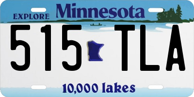 MN license plate 515TLA