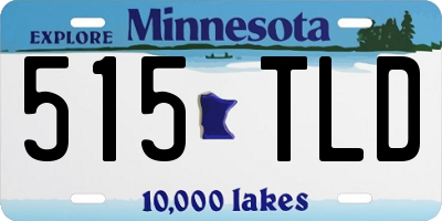 MN license plate 515TLD