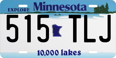 MN license plate 515TLJ