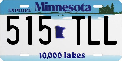 MN license plate 515TLL
