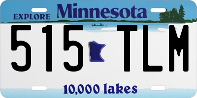 MN license plate 515TLM