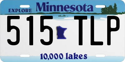 MN license plate 515TLP