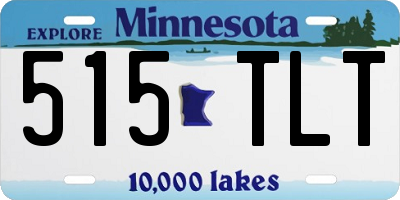 MN license plate 515TLT